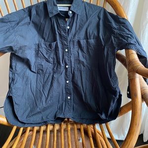 Everlane poplin boxy button down